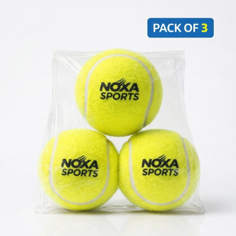 NOXA Sports Green Woolen Cricket tennis ball, Light Ball 80g Tennis Ball(Standard, Pack of 6, Green)