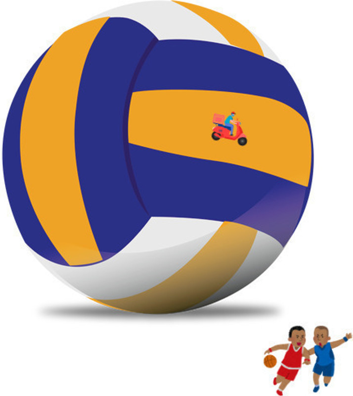 HOC Chauhan_stores_volleyball_2022 Volleyball - Size: 4(Standard, Pack of 1, Multicolor)