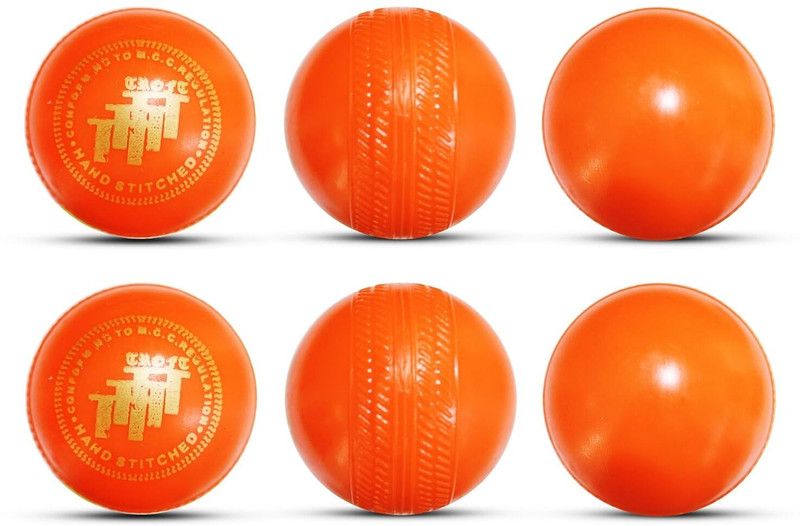 ZH ZHOOSH RED Plastic Ball Non Toxic (50 gm per ball) Cricket Training Ball(Standard, Pack of 12, Red)