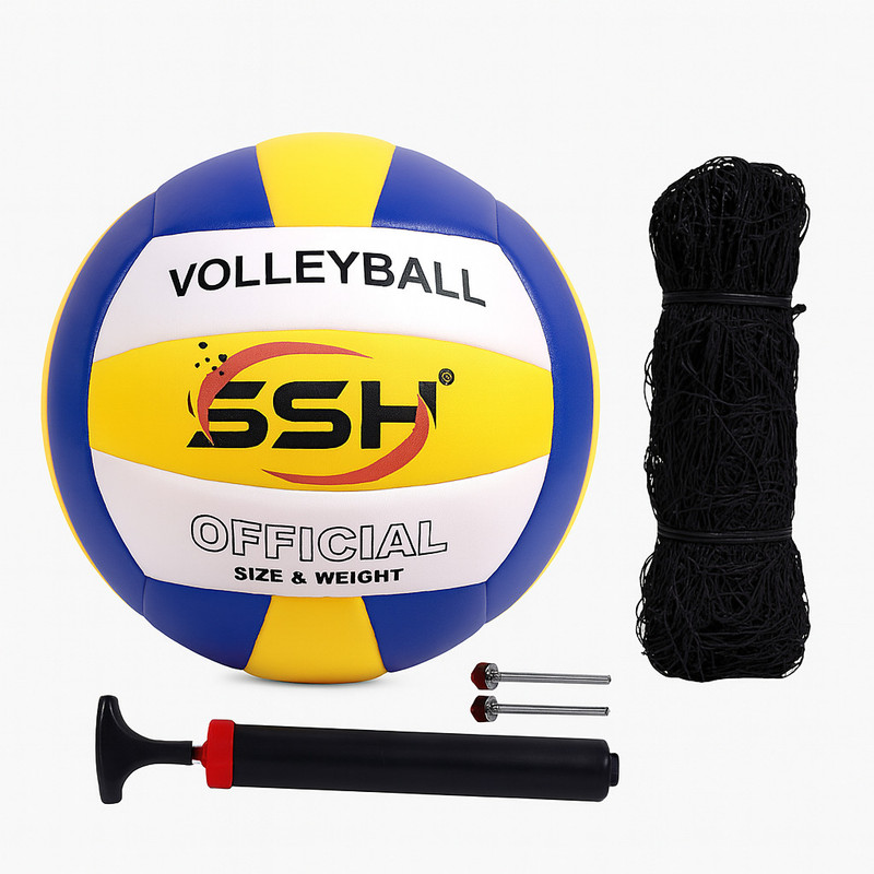 Gomu Enterprises NEW FASHION CLASSIC VOLLEYBALL BALLS CCOMBO Volleyball - Size: 4(Standard, Pack of 1, Yellow)