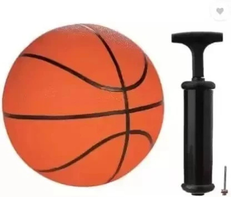 HOC basketball with pump Basketball - Size: 3(Kids, Pack of 1)