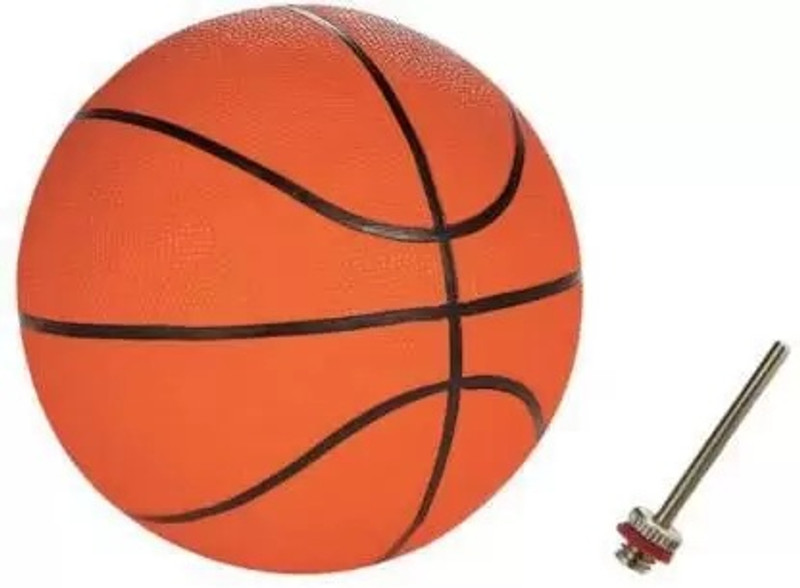ARINEO Basketball with 1 Needle High Quality Orange Color Basketball - Size: 7(Standard, Pack of 1)