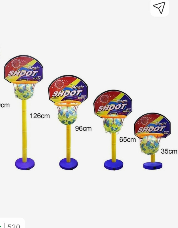 SJVJ basket ball kit Basketball - Size: 4(Standard, Pack of 1, Multicolor)