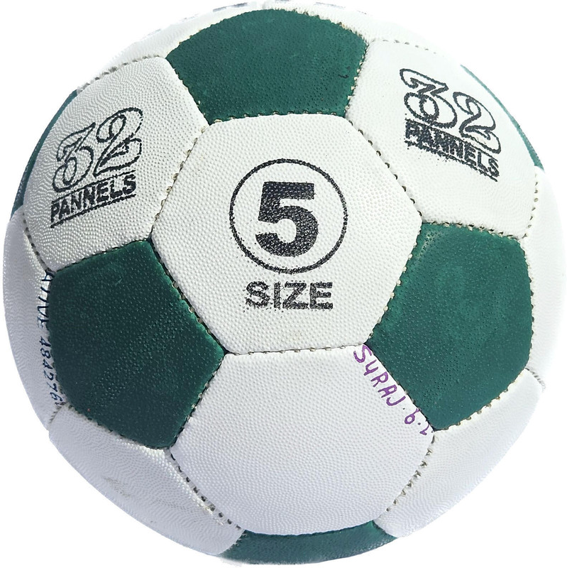 gamers hub Black-White Football Size-5 with Needle for Kids 5 to 10 Year Football - Size: 5(Standard, Pack of 1)