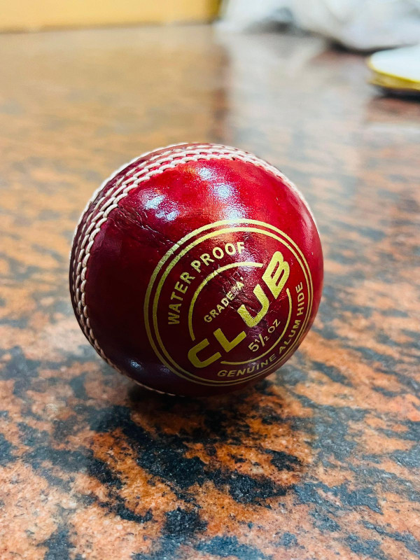 Aseersaifi Club Leather Cricket Ball Pack Of 1 Red Ball Perfect for Cricket Cricket Leather Ball(Standard, Pack of 1, Red)