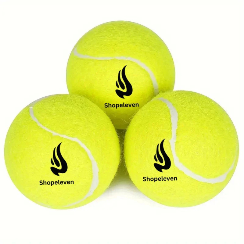 Shopeleven Light Weight and Cricket Soft & Bouncy Tennis Ball(Standard, Pack of 6, Green)