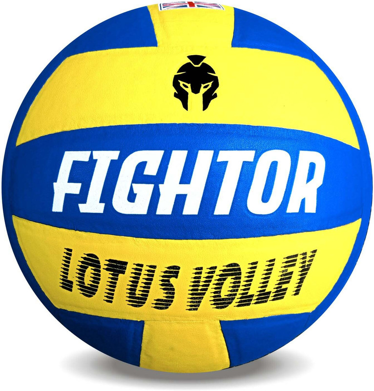 FIGHTOR LOTUS VOLLEY Rubber Moulded Volleyball - Size: 4 Volleyball - Size: 4(Standard, Pack of 1)