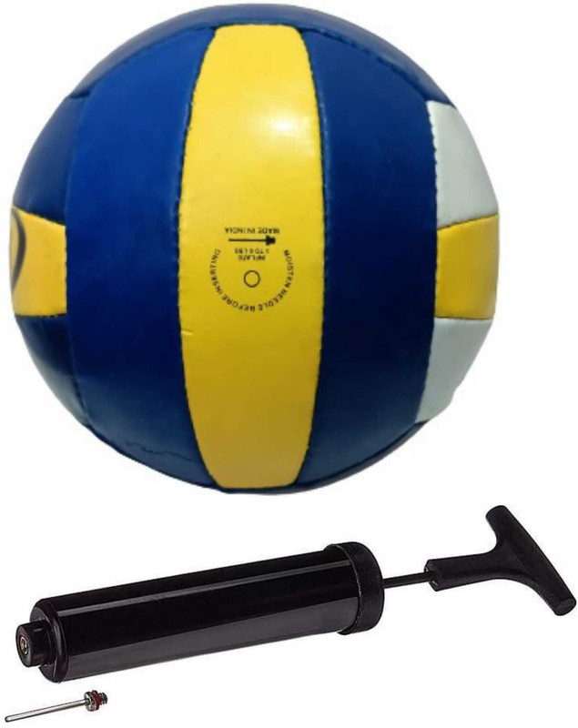 Traders Swati Traders volleyball suze-5 with needle official size and weight ( pack of 1 ) Volleyball - Size: 5(Standard, Pack of 1, Multicolor)