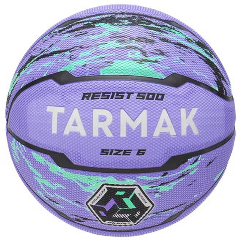 KRISSDIL TARMAK Basketball Size 6 – Outdoor/Indoor Training Ball – Black/Pink Basketball - Size: 6(Standard, Pack of 1, Black, Pink)