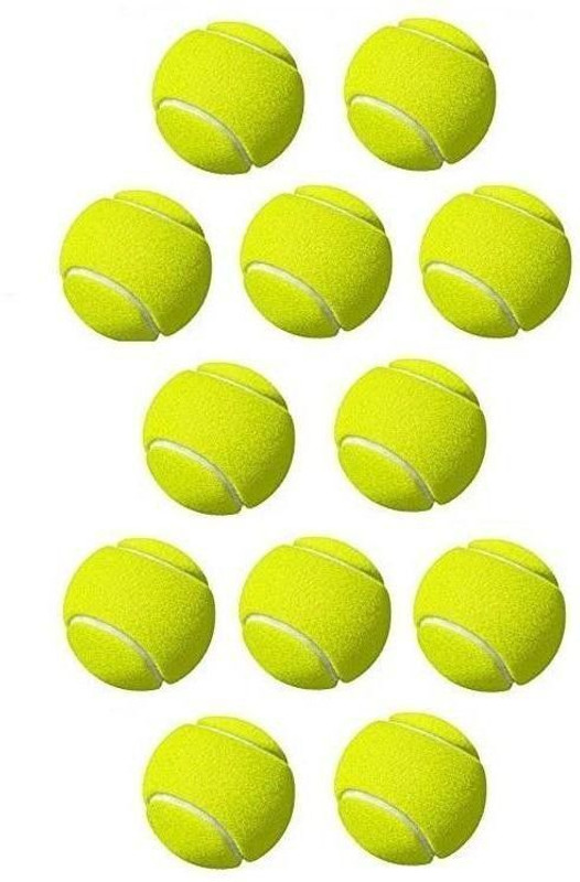 STYRKR new cricket Tennis Ball-049 Tennis Ball(Standard, Pack of 3, Yellow, Red)