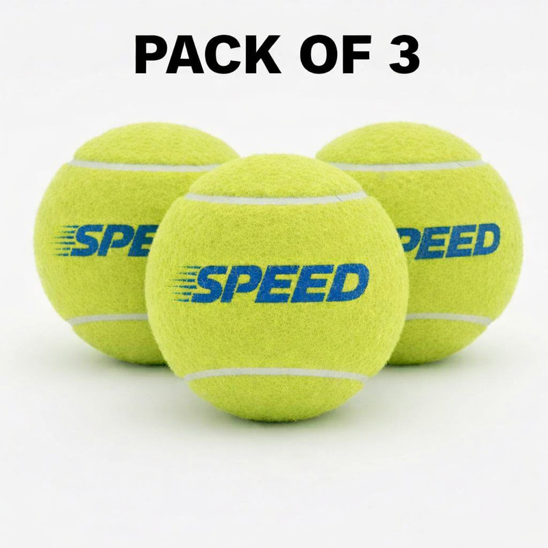 CLICKPLUS Tennis balls SPEED (PACK OF 3) Tennis Ball(Standard, Pack of 3, Yellow)