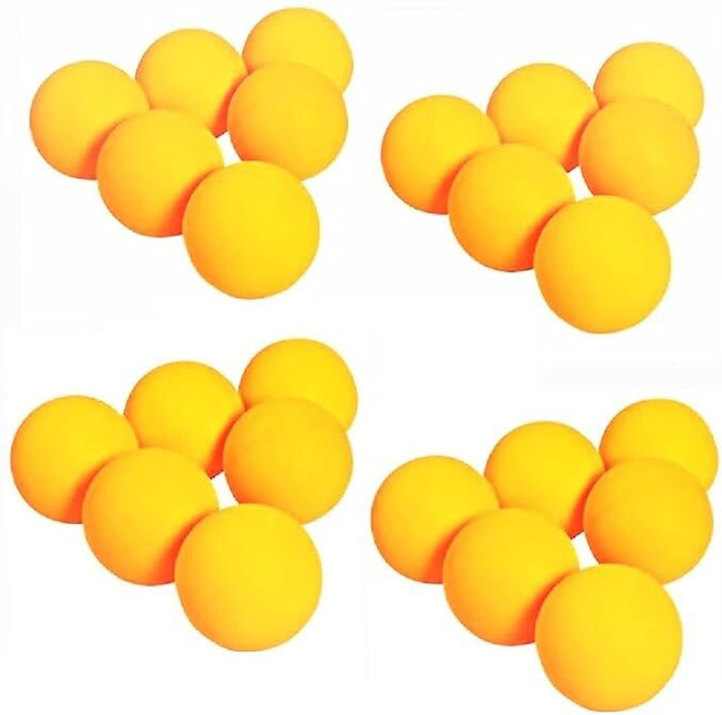 Forgesy Plastic Table Tennis Balls Size Standard (Pack of 24 Balls) Yellow Table Tennis Ball(Standard, Pack of 24)
