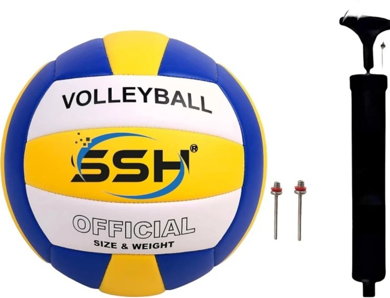 SSH SPORTS PRESENT LETEST FANCY VOLLEYBALL WITH AIR PUMP SIZE-4 Volleyball - Size: 4(Standard, Pack of 1)