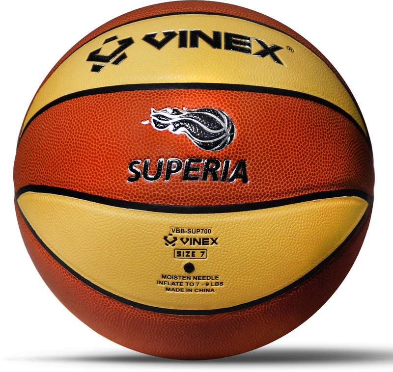 VINEX Superia Basketball-TPU Surface, Laminated, Butyl Bladder, Durable Soft Grip Ball Basketball - Size: 6(Standard, Pack of 1)