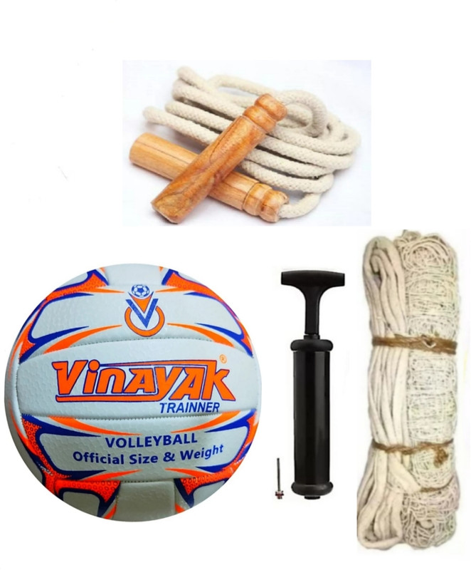 clark orane mase clk volleyball with skipping roop Volleyball - Size: 4(Standard, Pack of 1)