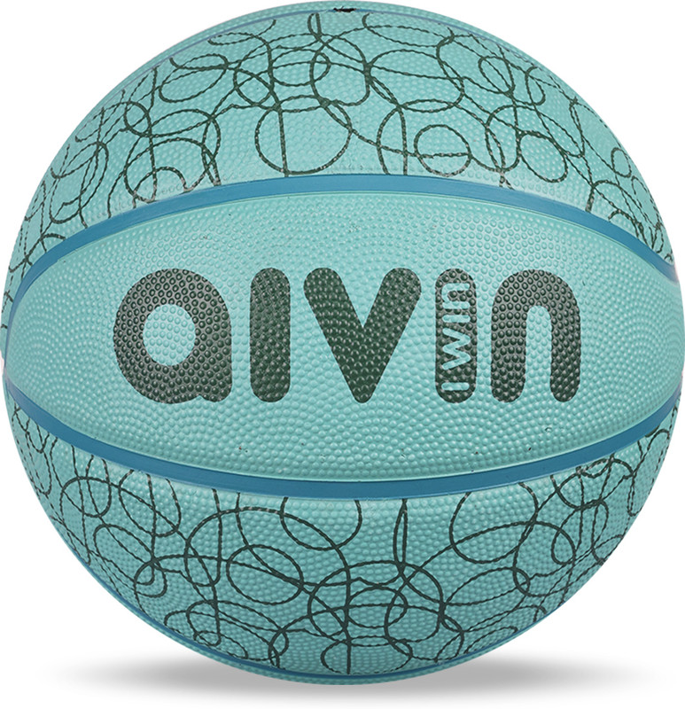 AIVIN N’WAAB | Strong Bounce | Superior Grip | Molded Durable Rubber Basketball Basketball - Size: 7(Standard, Pack of 1, Green)