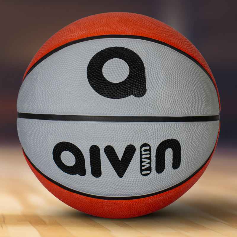 AIVIN Onset Basketball Basketball - Size: 7(Standard, Pack of 1, Yellow, Red)