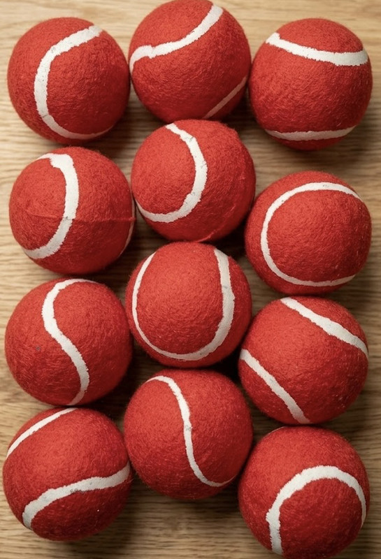 Nicktraders Tennis BallNa Cricket Tennis Ball(Standard, Pack of 12)