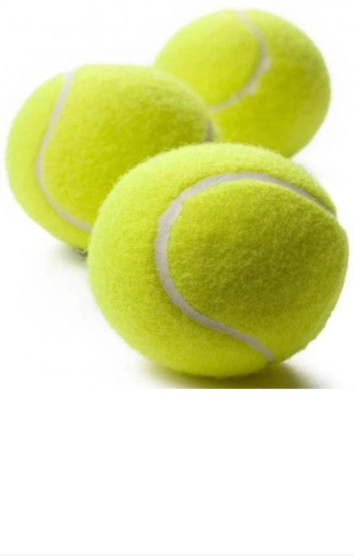 shri shyam traders khelo meerut pack of 3 ball Tennis Ball(Standard, Pack of 3, Green)