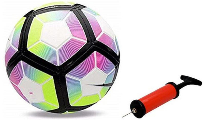 ALEN Laliga Purple Football + Air Pump Football - Size: 5(Standard, Pack of 2, Multicolor)
