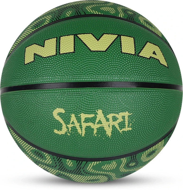 NIVIA Street Art, 8 Panels, Rubberized Moulded, Made for Beginners, For all surfaces Basketball - Size: 3(Kids, Pack of 1, Multicolor)