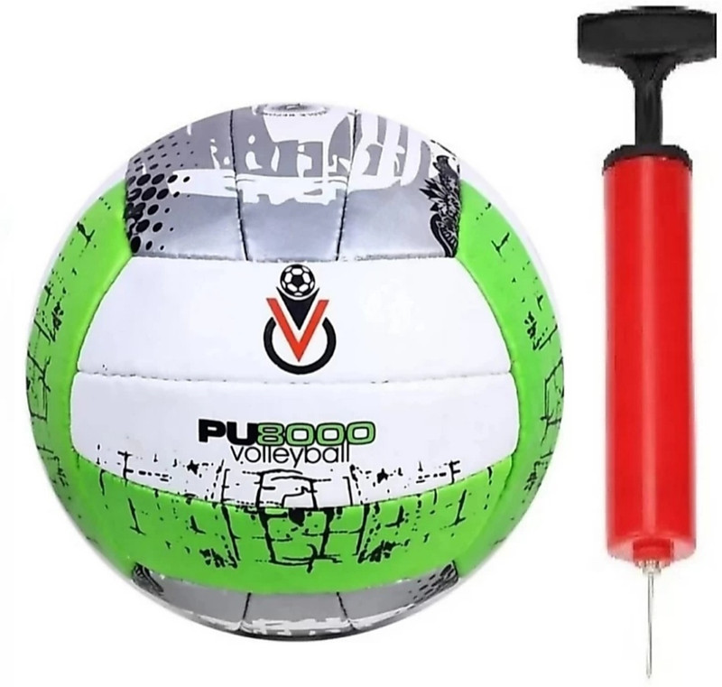 clark Green pu 5000 with pump size 4 volleyball Volleyball - Size: 4(Standard, Pack of 1)