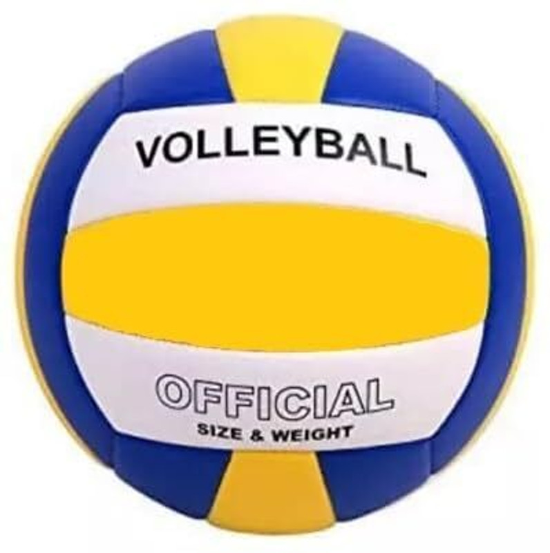 Sporty 1 Volleyball Ball Sports Volleyball with Air Pin Waterproof Volleyball - Size:5 Volleyball - Size: 5(Standard, Pack of 1)