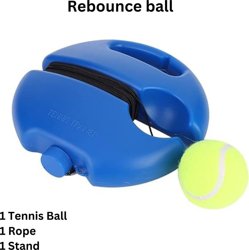 Buckland Self-Practice Tennis Set (Fill Sand Or Water)(No Racket Included) Tennis Ball(Standard, Pack of 1)