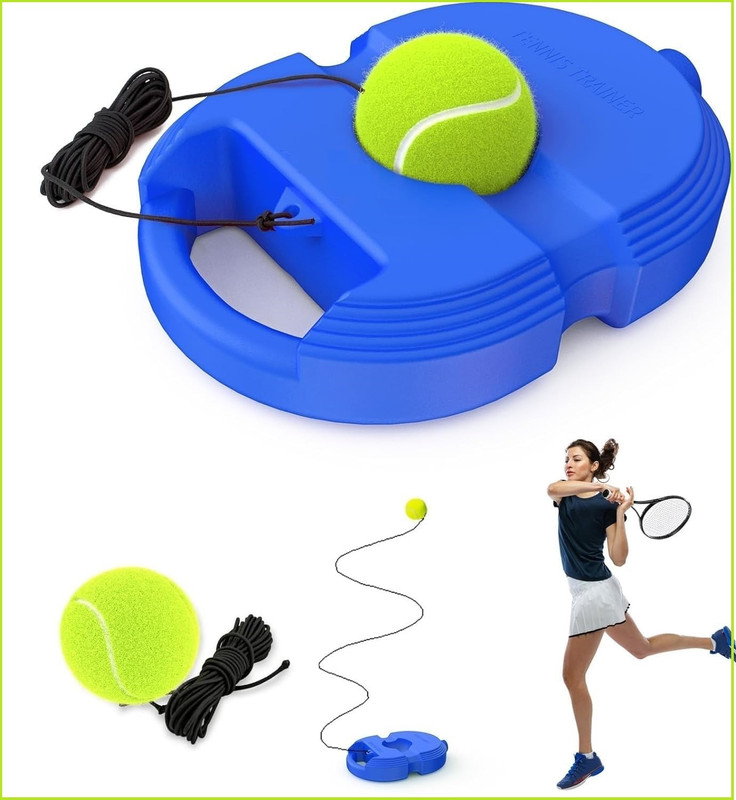 Windsor Tennis Training Equipment for Self-Pracitce,Portable Tool,Tennis Rebounder Kit54 Tennis Ball(Standard, Pack of 1)