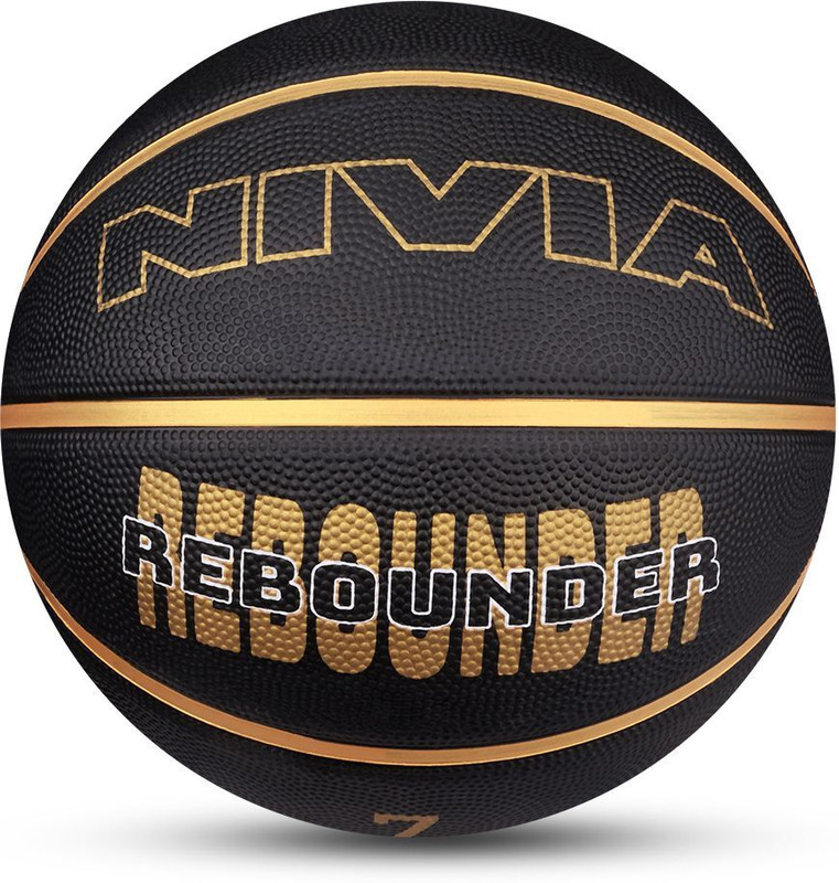 NIVIA Warrior, BFI Standard, 12 Panels, Rubber Moulded, Ideal for all surfaces Basketball - Size: 7(Standard, Pack of 1)