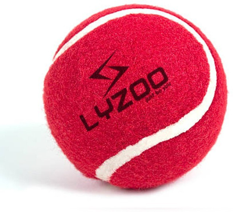Lyzoo heavy weight cricket tennis ball (pack of 1pc) Red Tennis Ball Tennis Ball(Standard, Pack of 1, Red)