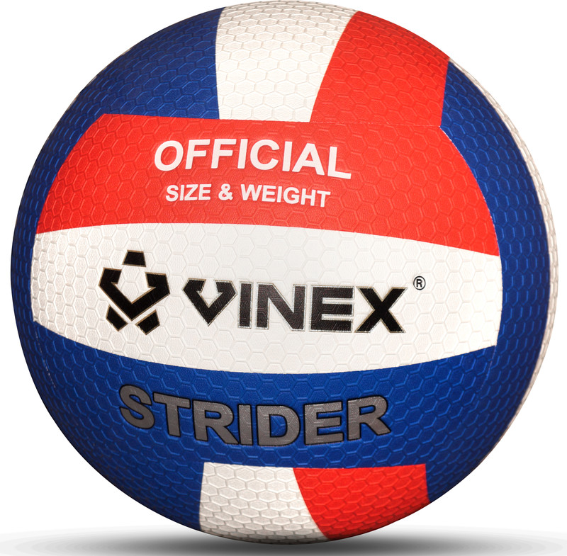 VINEX Volleyball Strider Size 5, Pasted PU Training & Match Volleyball with Soft Touch Volleyball - Size: 5(Standard, Pack of 1)