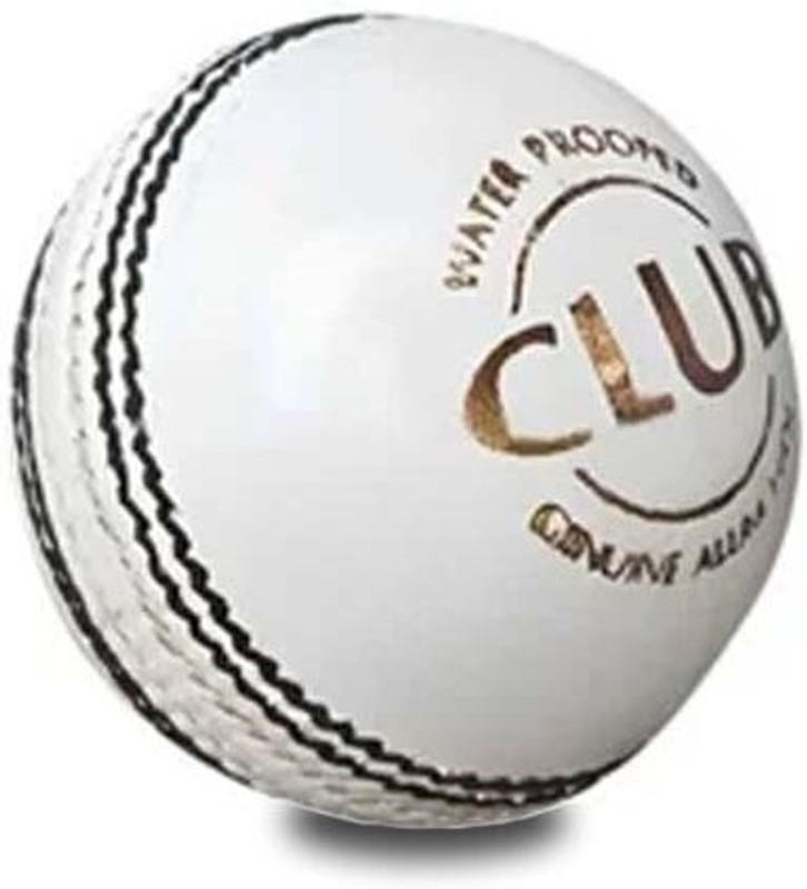 MD Enterprises Hand Stitched Premium Quality Two-Piece Construction Cricket Leather Ball(Standard, Pack of 1, White)