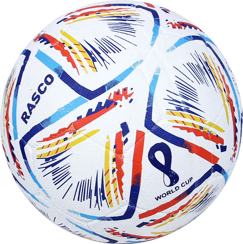 RASCO NEW WCUP 2022 Football - Size: 5(Standard, Pack of 2, Multicolor)
