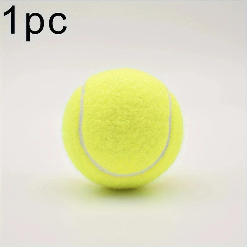 GJSHOP Rubber Tennis Ball Cricket Lightweight, High Elasticity, And Suitable Practicing Tennis Ball(Standard, Pack of 1, Multicolor)