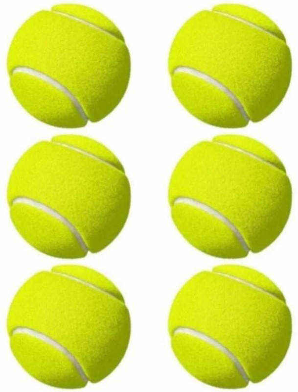 RONAK Rubber Light Weight Tennis/Cricket High Bounce Light Weight Soft bal Tennis Ball(Standard, Pack of 3, Red)