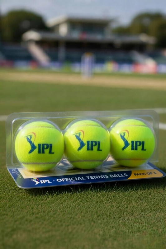 CLICKPLUS Cricket Tennis Balls for Practice & Training – Pack of 3 Tennis Ball(Standard, Pack of 3)
