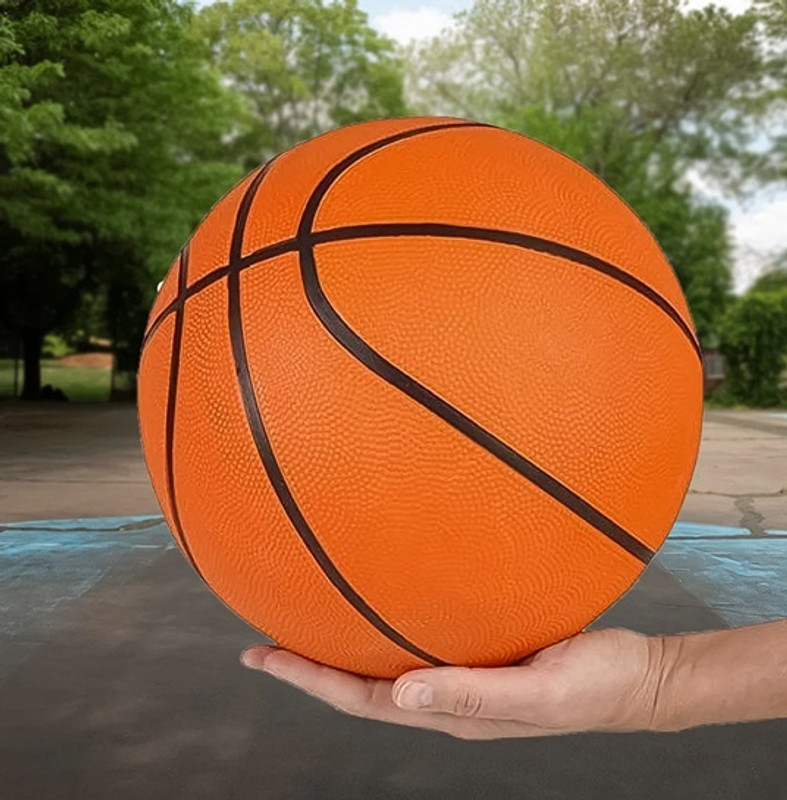 JANMESH ENTERPRISES SOFTLINE Rubber Balloon Basket Beech Ball Silicon Basketball - Size: 2(Kids, Pack of 1)