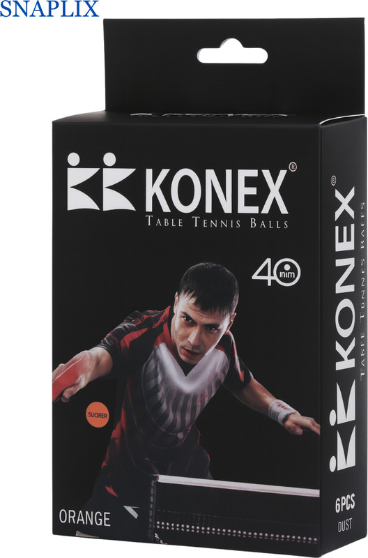 Snaplix Durable outer shell resists cracking during intense practice drills Table Tennis Ball(Standard, Pack of 6, Yellow)