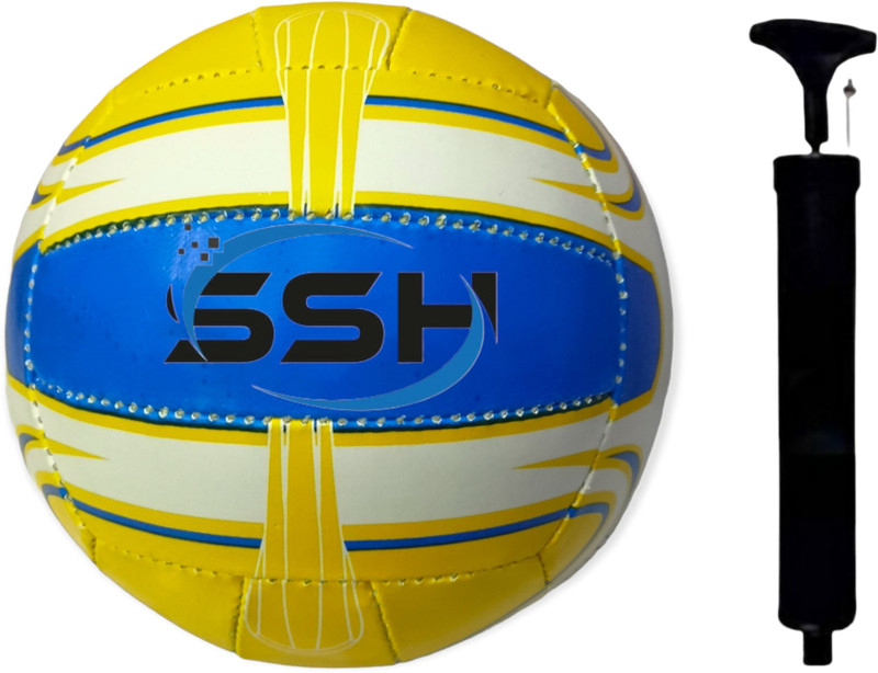 SHORYA Super PVC volleyball Lightweight premium Quality Volleybal with pump Volleyball - Size: 5(Standard, Pack of 1)