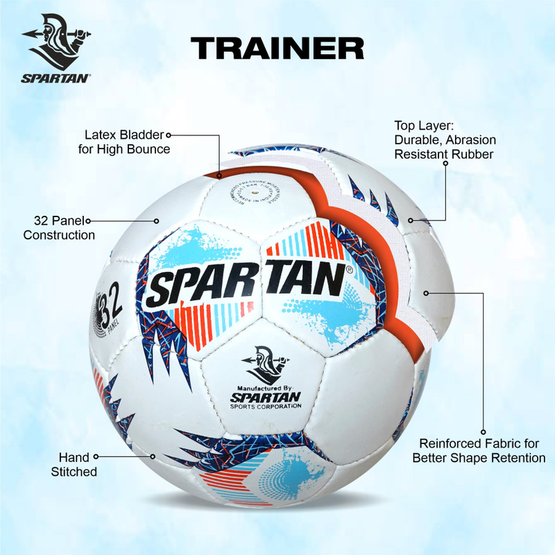 SPARTAN Spirit TRAINER Football - Size: 5(Standard, Pack of 1)