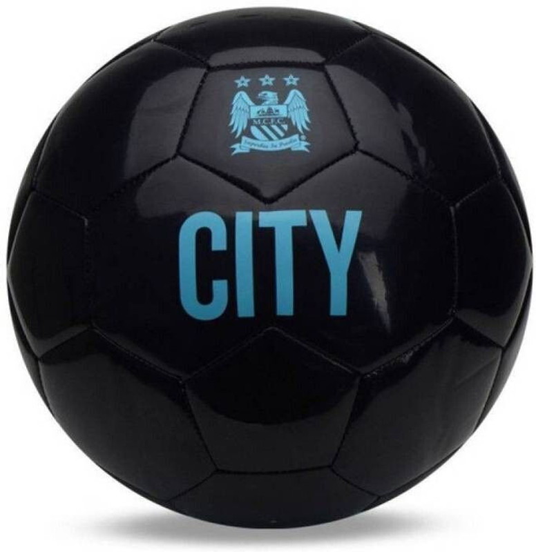 RASON City Pitch Black 32 Panel Football (Size-5) Football - Size: 5(Standard, Pack of 1, Black)