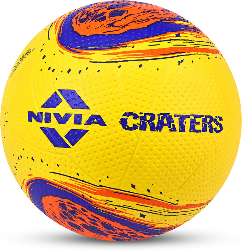 NIVIA Crater Volleyball - Size: 4(Standard, Pack of 1, Orange)