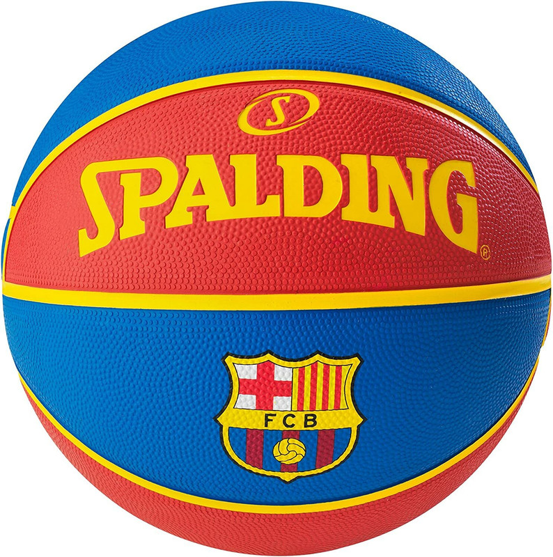 SPALDING EL Team FC Barcelona SZ.7 (83-117Z), Size: 7, Colour: Royal / Red Basketball - Size: 7(Standard, Pack of 1, Multicolor)
