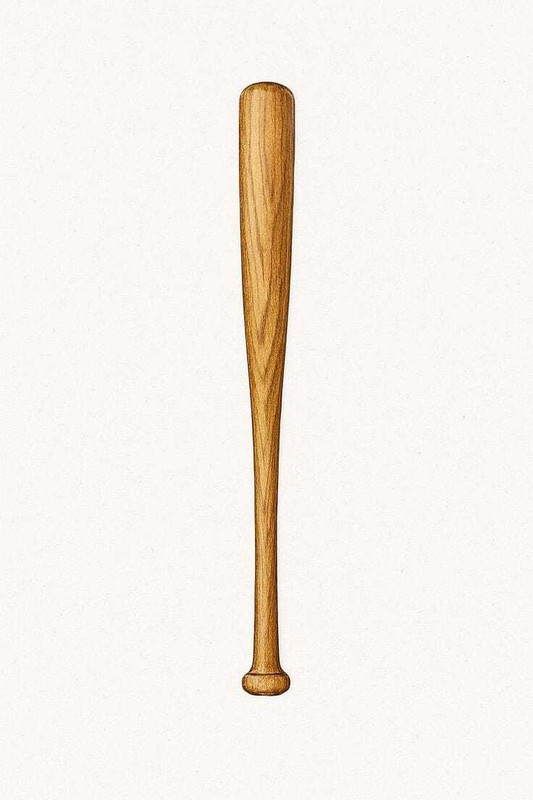 Morex : Classic Wooden Baseball Bat Baseball(Standard, Pack of 1)