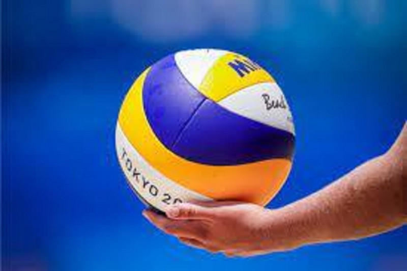 gamers hub CLASSIC SUPER VOLLEYBALL & PUMP FOR SPORTS Volleyball - Size: 5(Standard, Pack of 1, Blue, Multicolor)