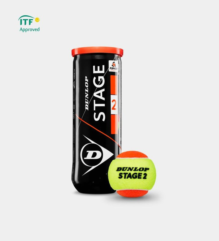 DUNLOP STAGE-2 Tennis Ball(Standard, Pack of 3)
