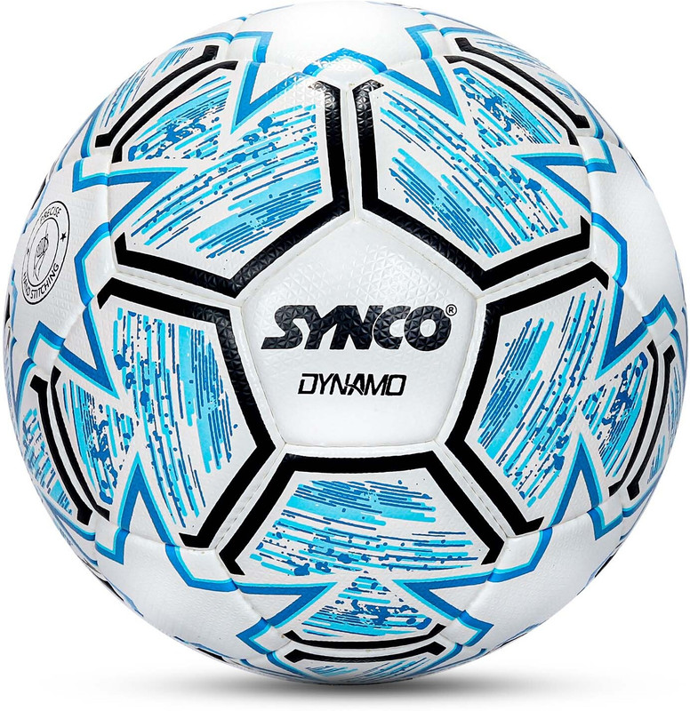 SYNCO Dynamo Football, FIFA Quality Pro Match Ball, 32 Panel PU Hand Stitched Football - Size: 5(Standard, Pack of 1)