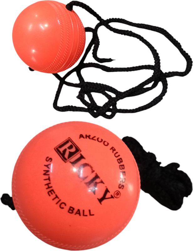Garg Enterprises HANGING BALL LIGHT ORANGE CRICKRT TRAINING PACK 1 BALL Cricket Training Ball(Standard, Pack of 1)