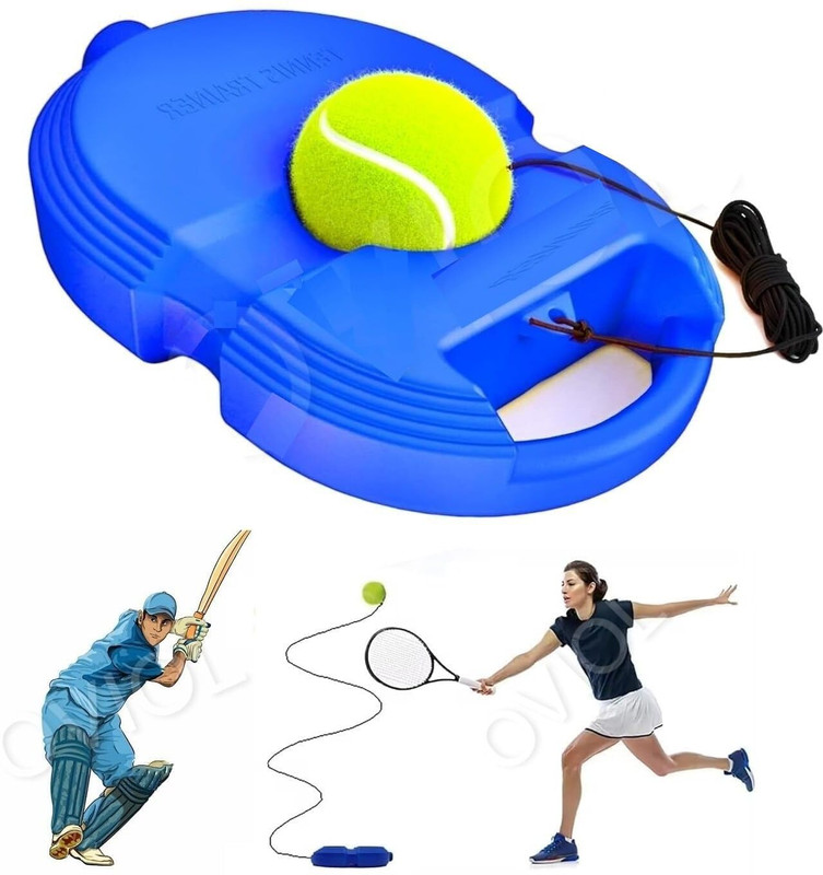hinik Tennis Ball Catching Game for Kids and Adults,TRAINING TENNIS REBOUNCE BALL Tennis Ball(Standard, Pack of 1, Multicolor)